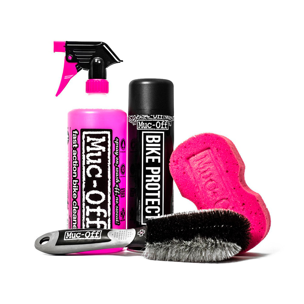 Muc-Off Kit Esencial de Cuidado de Bicicletas 4en1