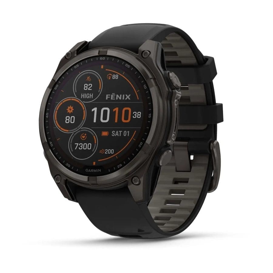 Reloj Garmin Fenix 8 47mm Solar Sapphire Gris