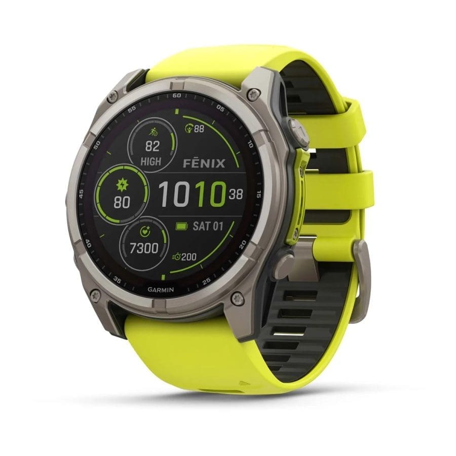 Reloj Garmin Fenix 8 51mm Solar SAPPHIRE Amarillo
