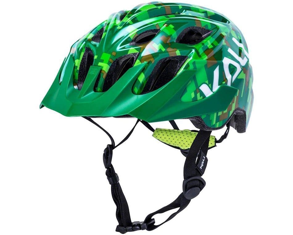 Casco Kali Chakra Infantil Pixel Verde