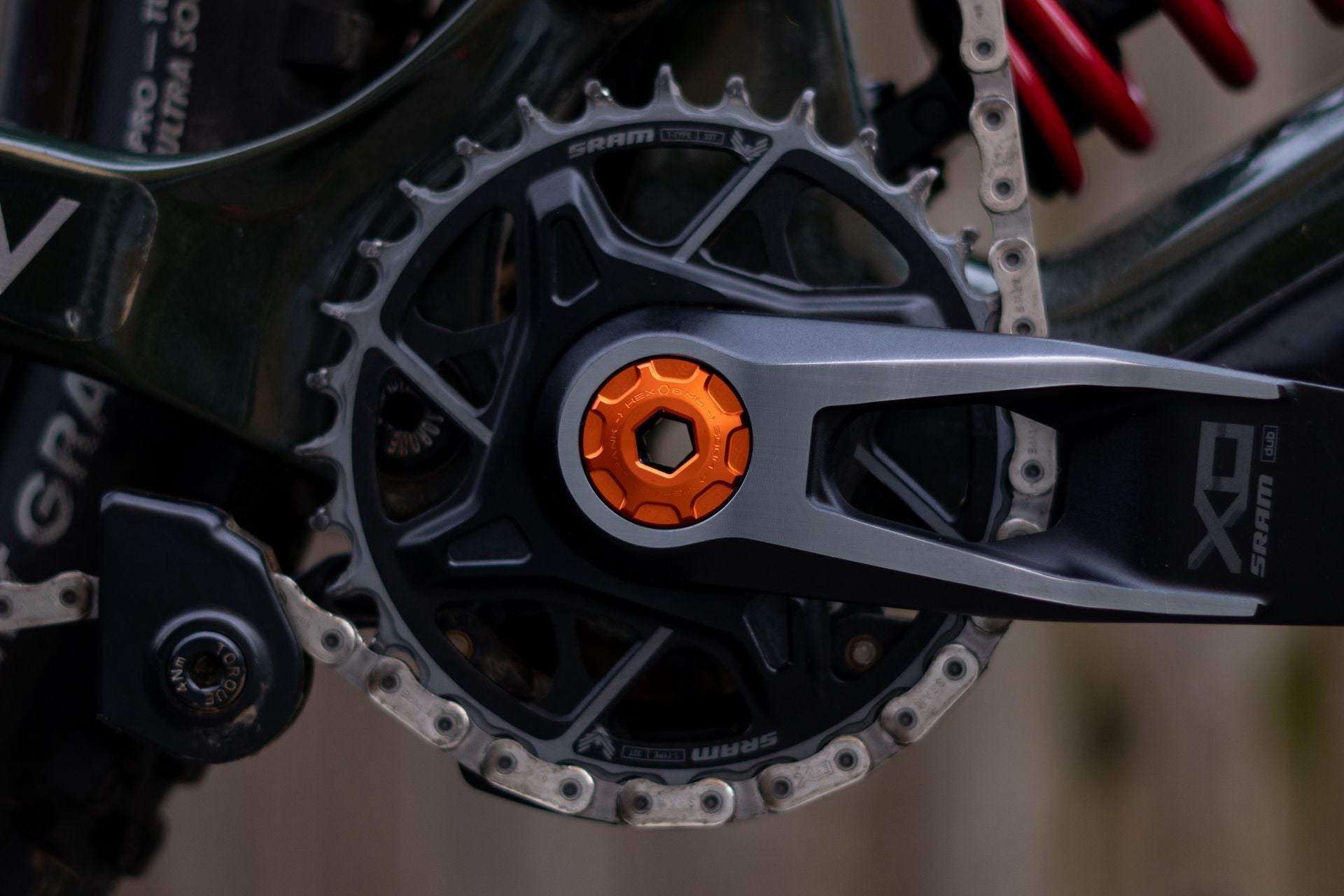 OAK Crank Ejecter Cap Set compatible con SRAM DUB y OAK - M18/M30LH
