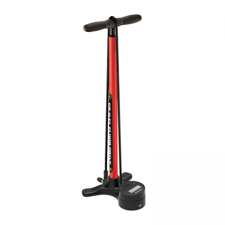 Bomba Lezyne Gravel Digital Drive Roja