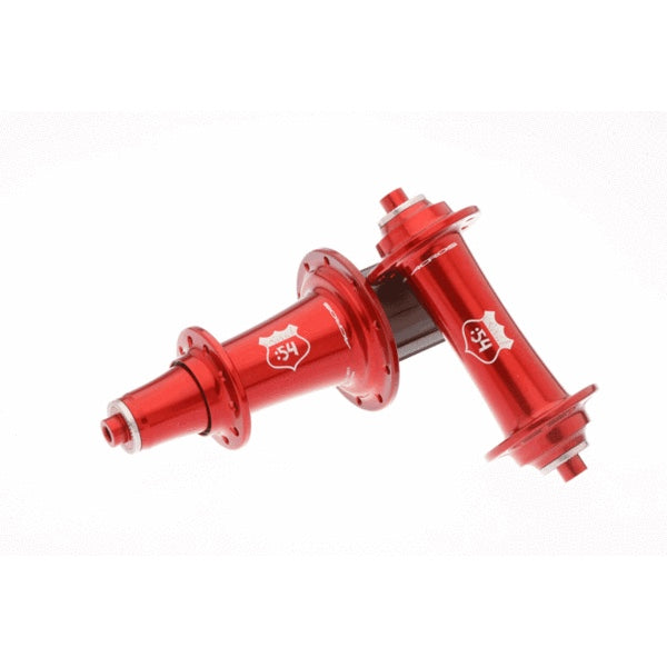ACROS Buje Delantero Road 54 24H Roja de Acero Inoxidable