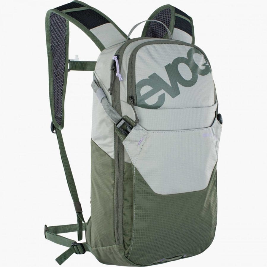 Mochila EVOC Ride 8 + bolsa de hidratacion 2LT Stone – Dark Olive