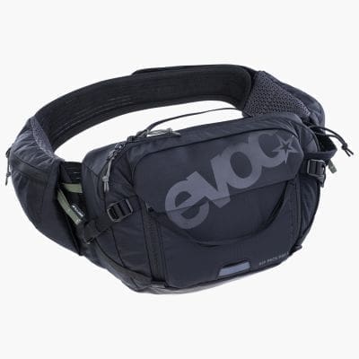 Cangurera EVOC Hip Pack Pro 3 + bolsa de hidratacion 1.5LT Black