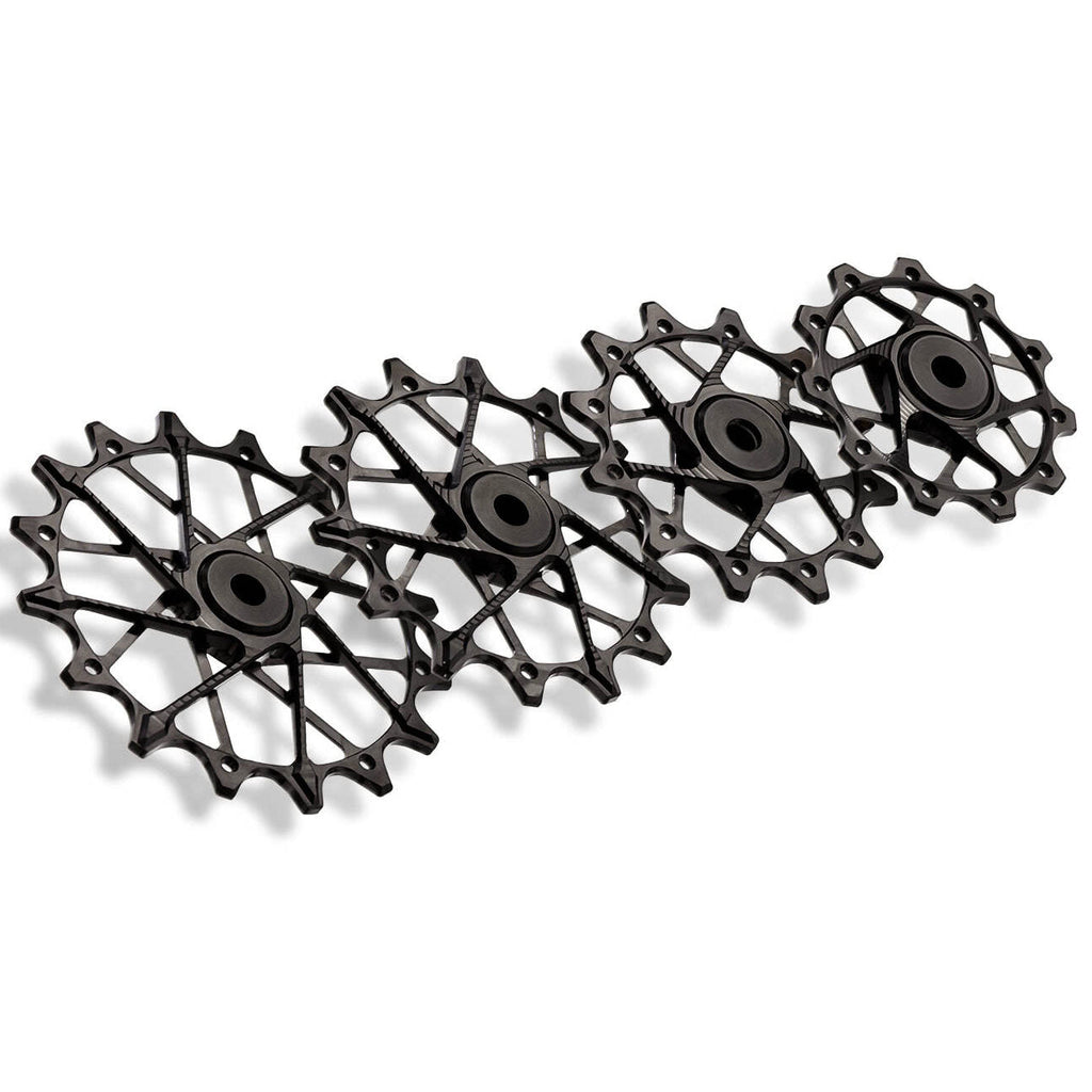 Poleas Garbaruk para cambio trasero Shimano | 11T + 16T (11 vel. con jaula garbaruk)
