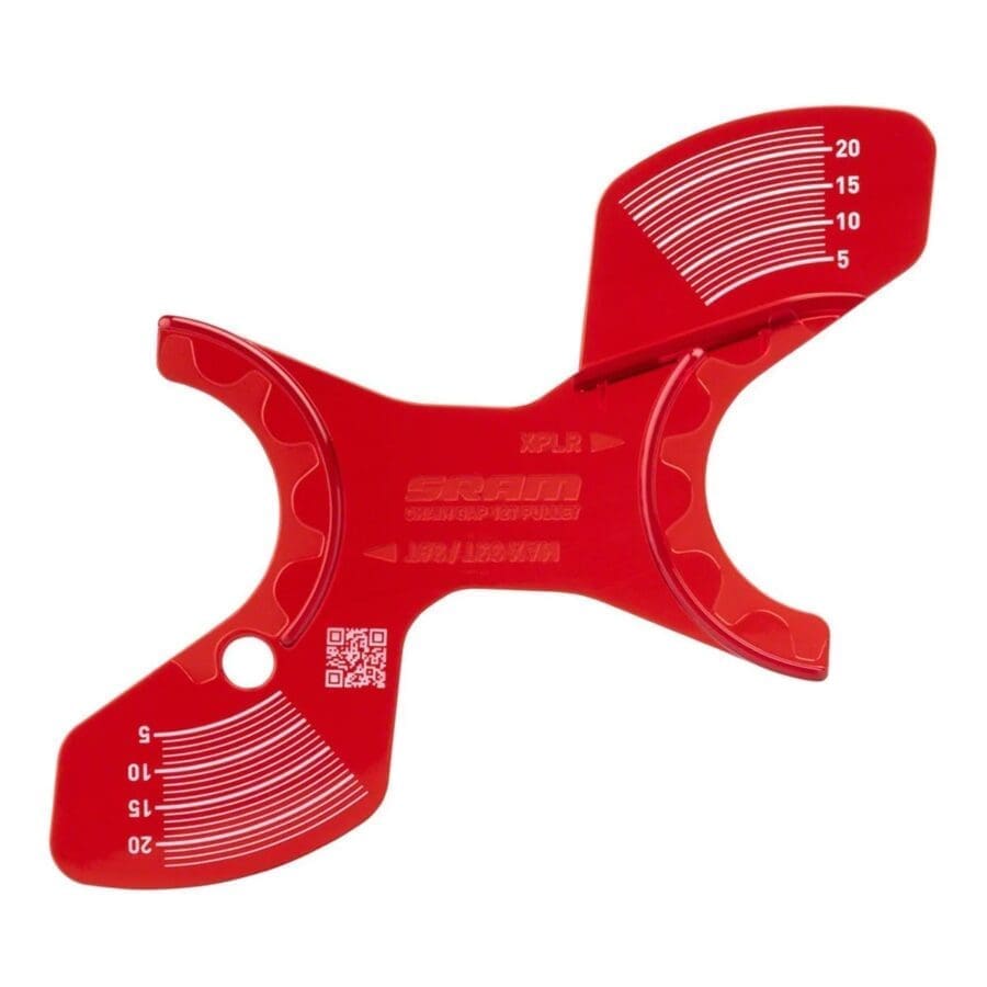 Medidor de ajuste de espacio de cadena para cambio trasero SRAM AXS 26T-44T