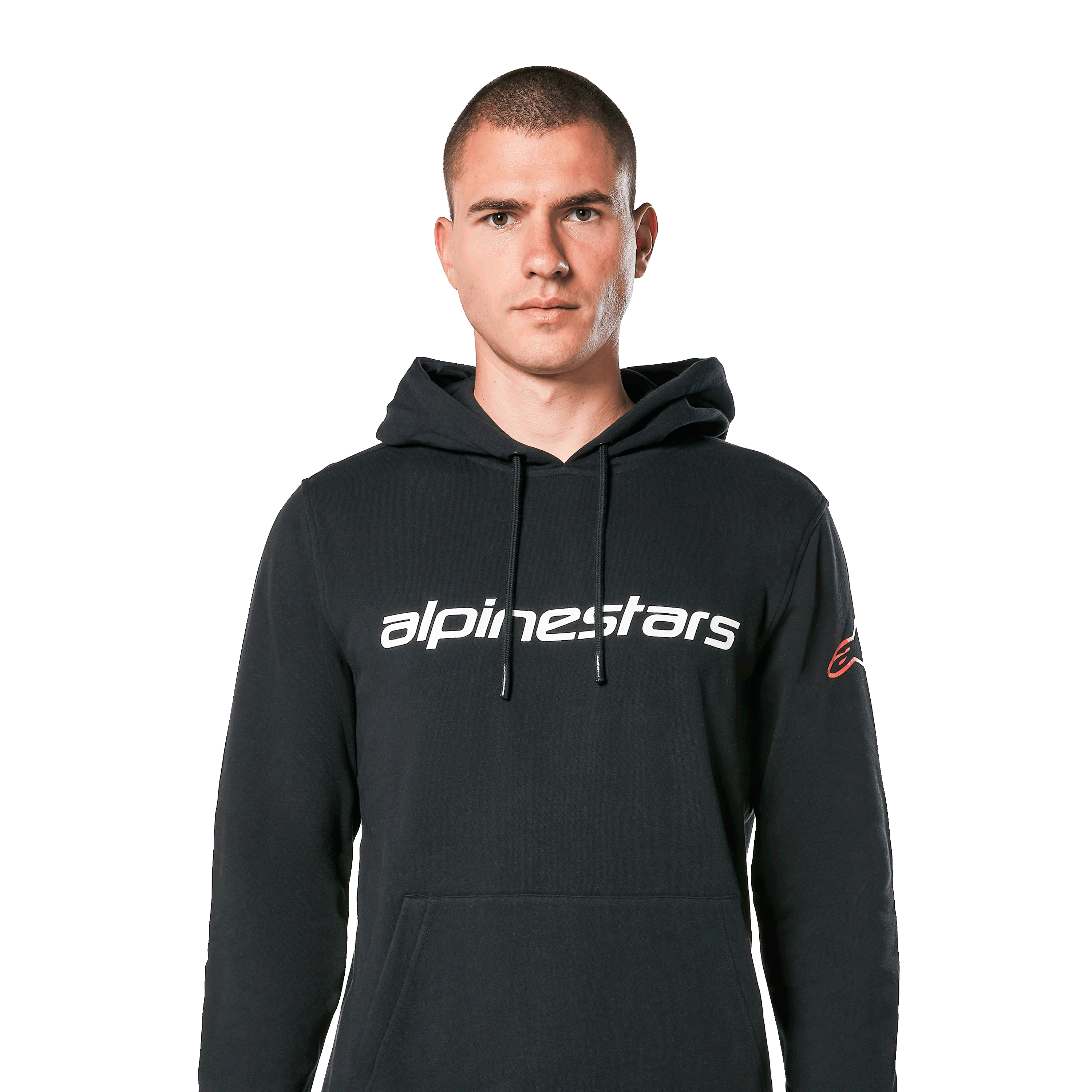 Sudadera Linear Wordmark V3 Negra