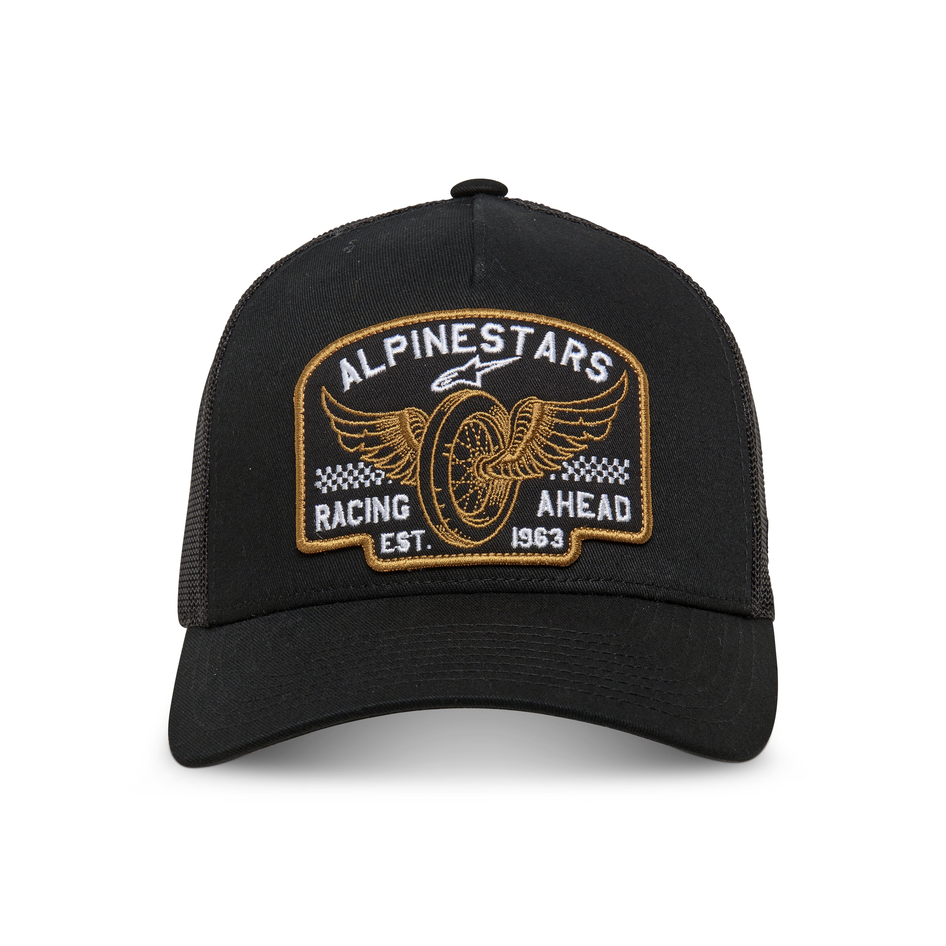 Gorra Heritage Patch Trucker Negra