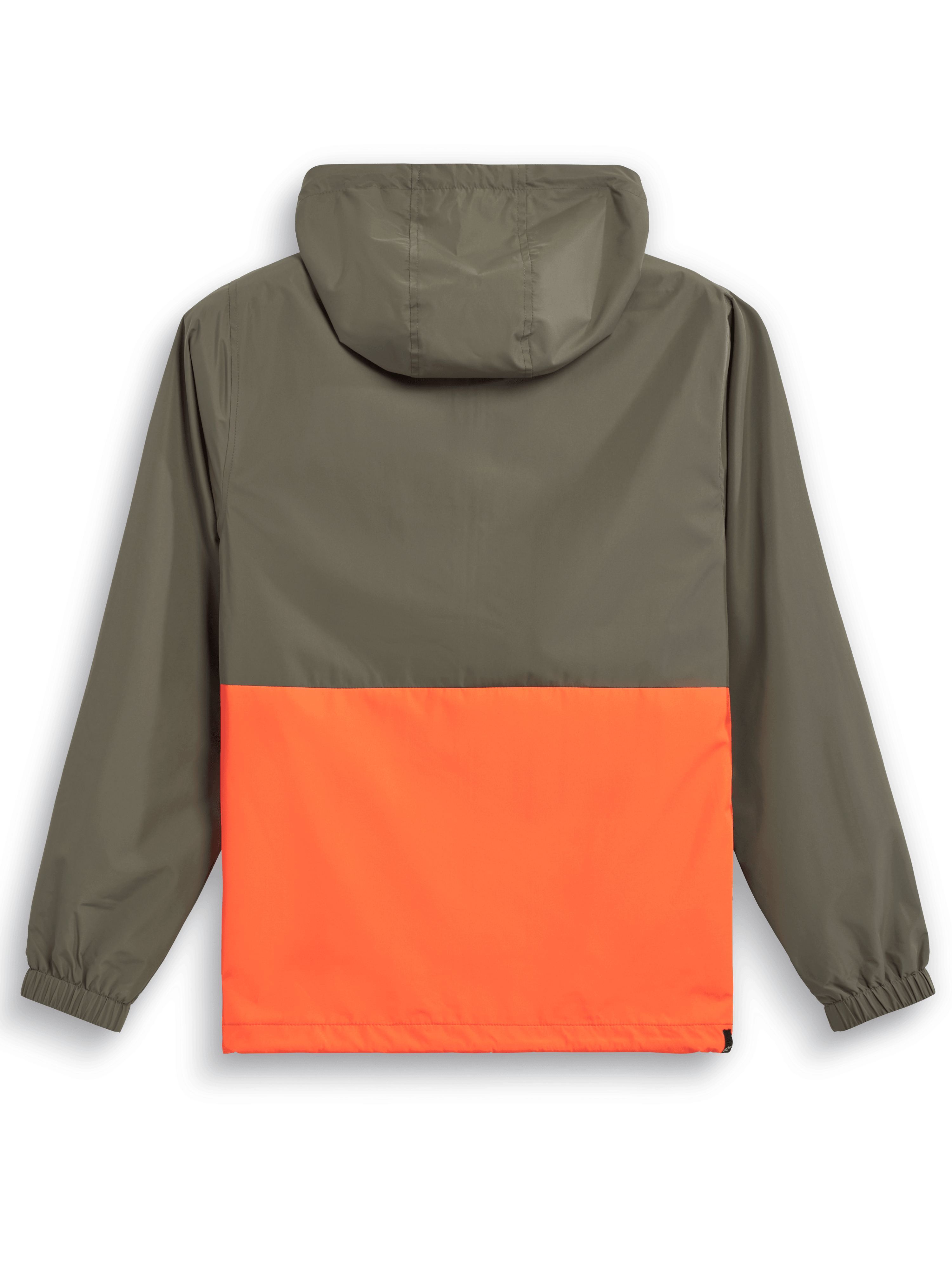 Chamarra Rompevientos Speeder Verde Militar / Naranja