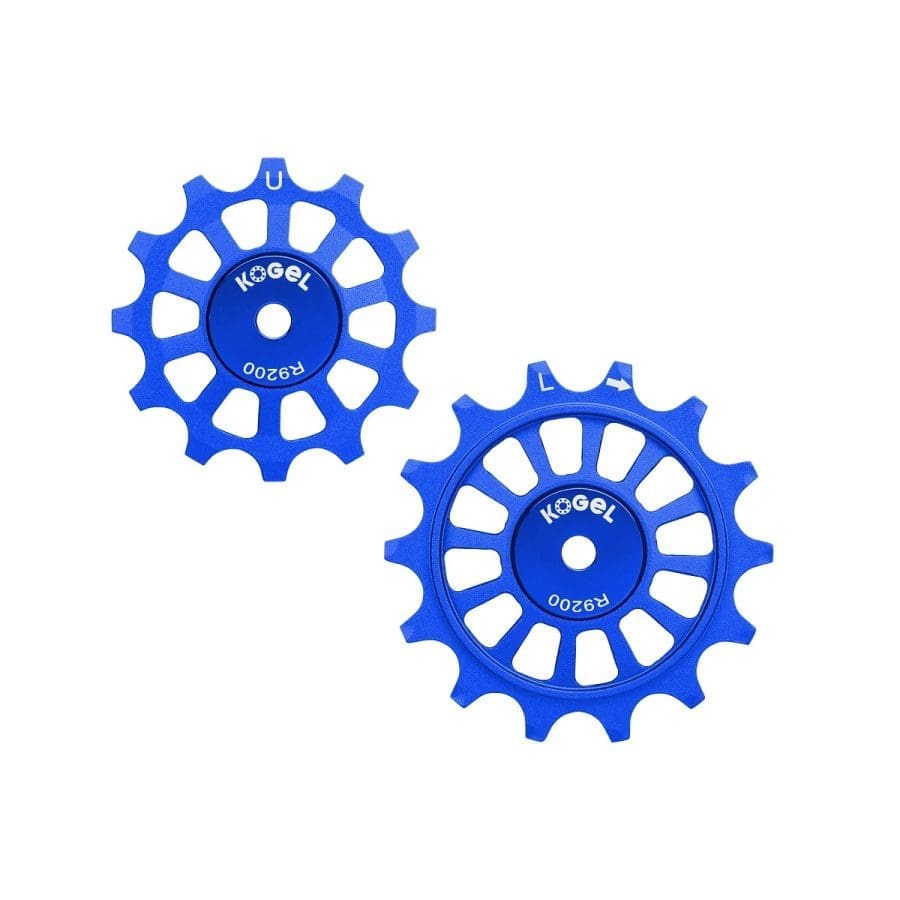 Poleas Oversize Kogel 12/14T para Shimano Ruta 12v Azul
