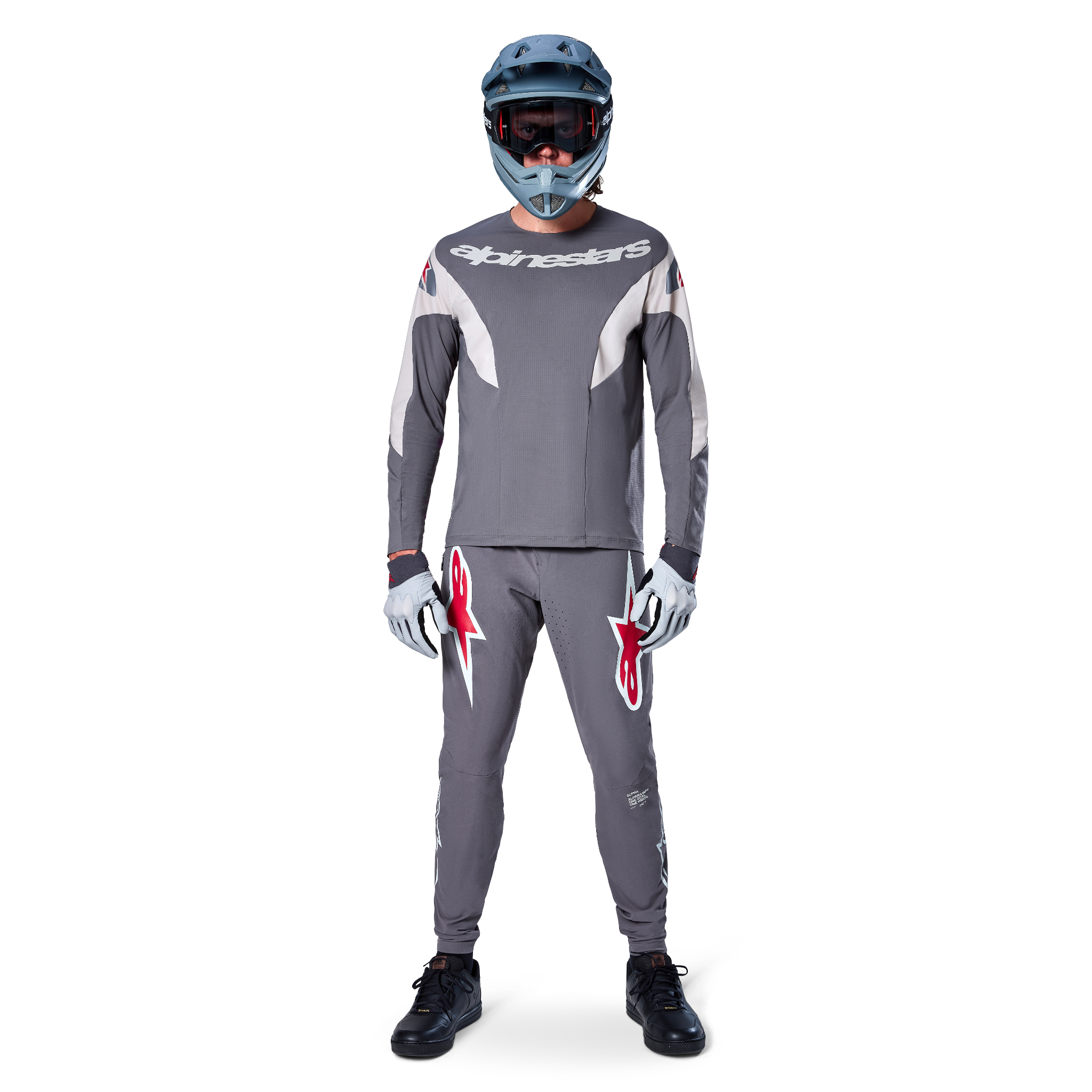 Pantalón A-Supra Race Gris Oscuro