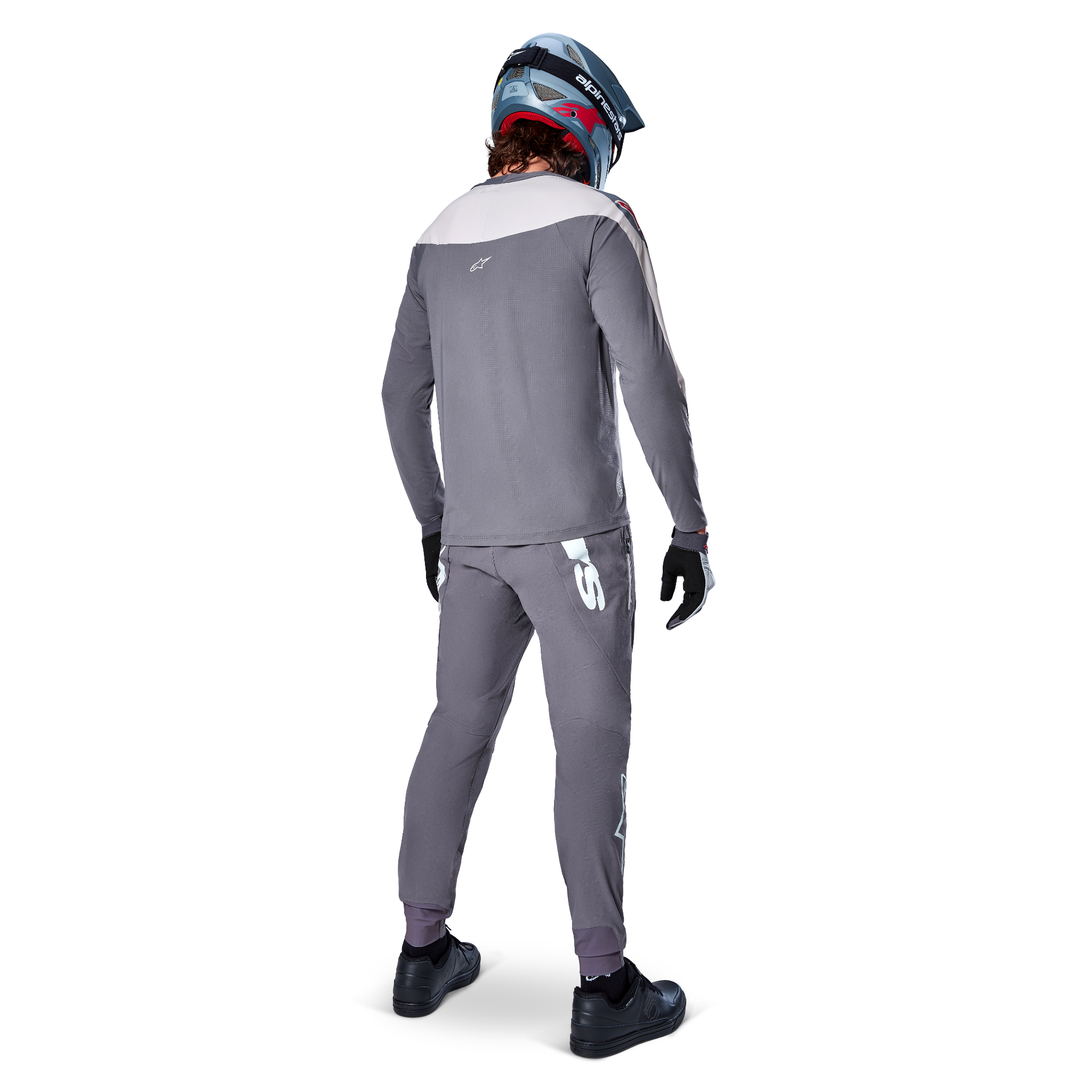 Pantalón A-Supra Race Gris Oscuro