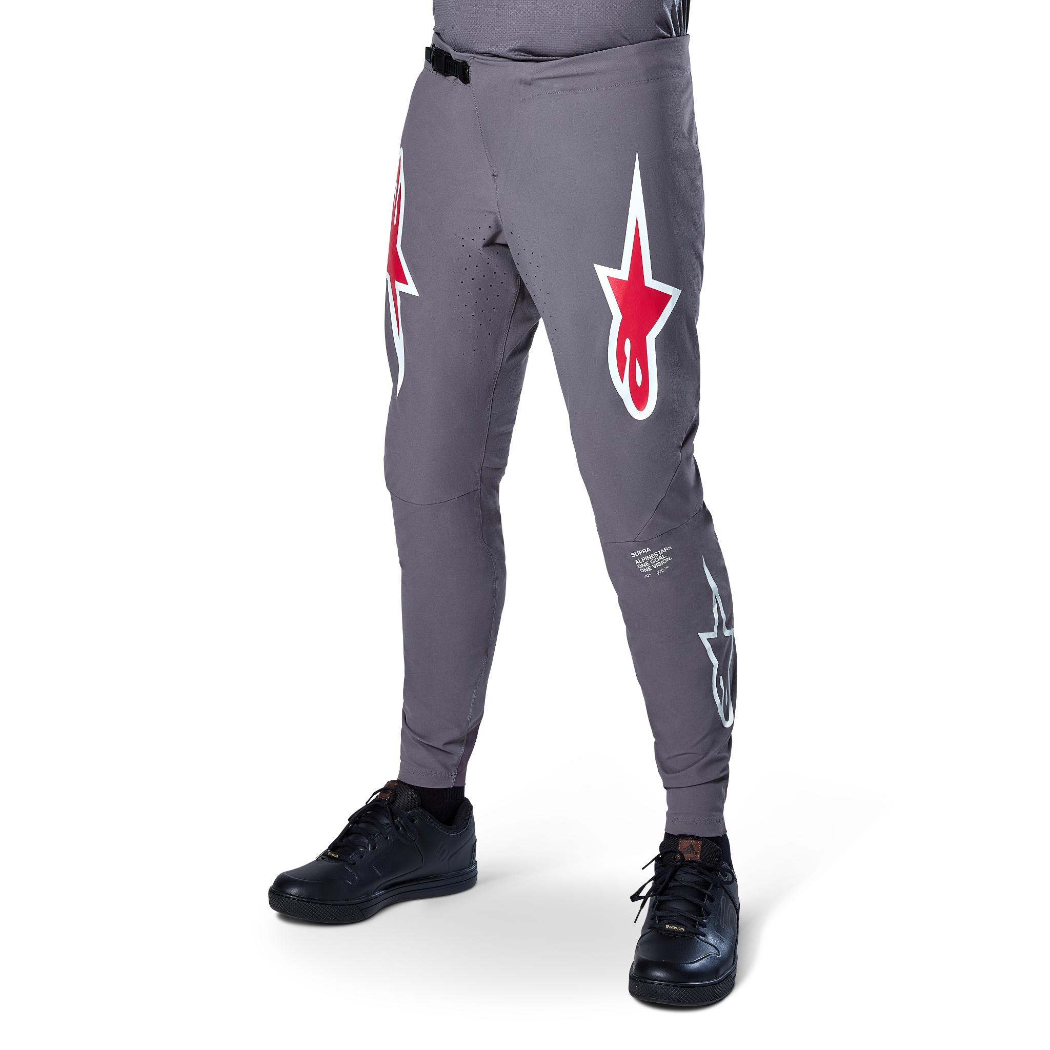 Pantalón A-Supra Race Gris Oscuro