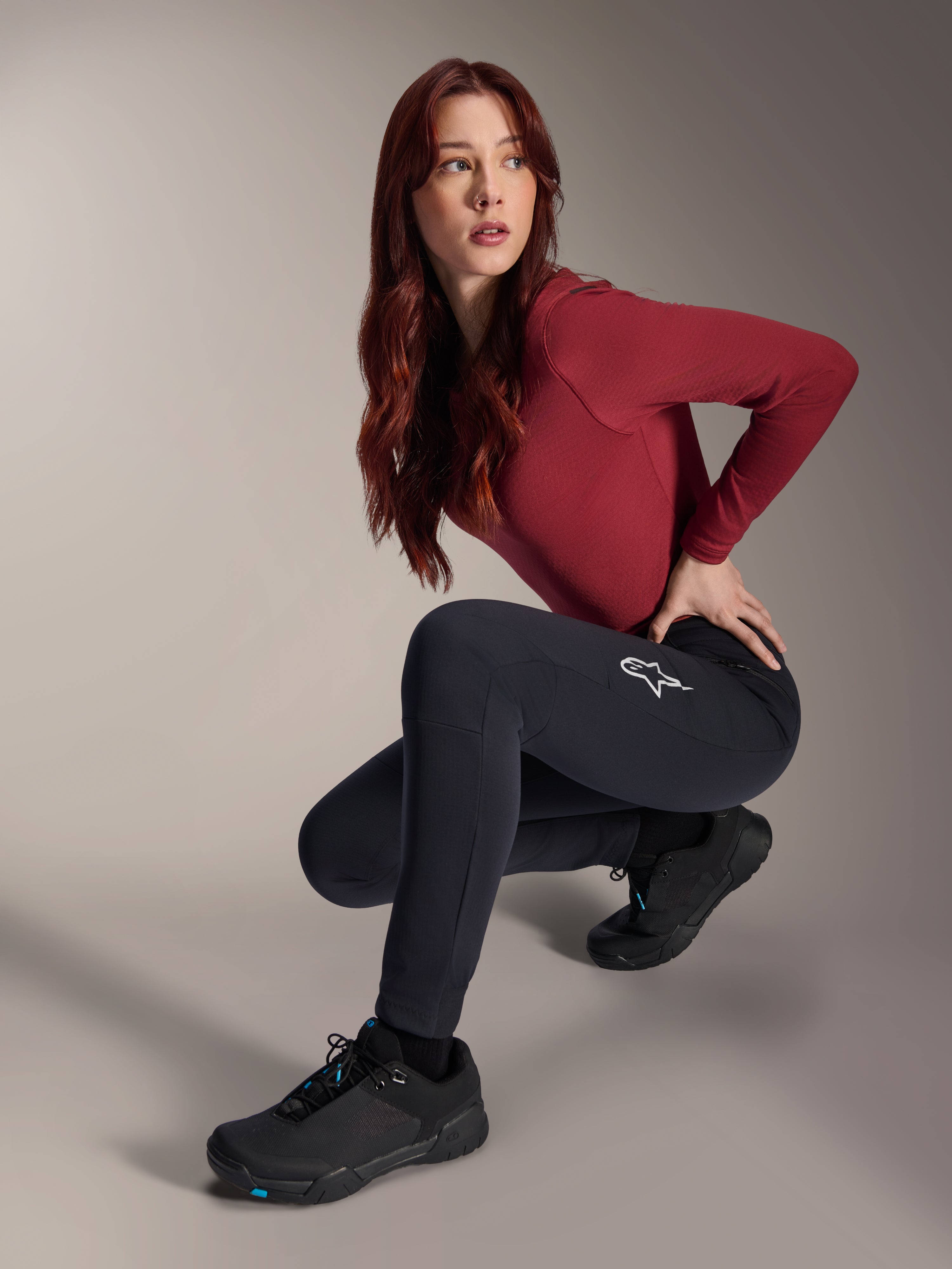 Pantalón Termico para Mujer A-Dura Stella Negro