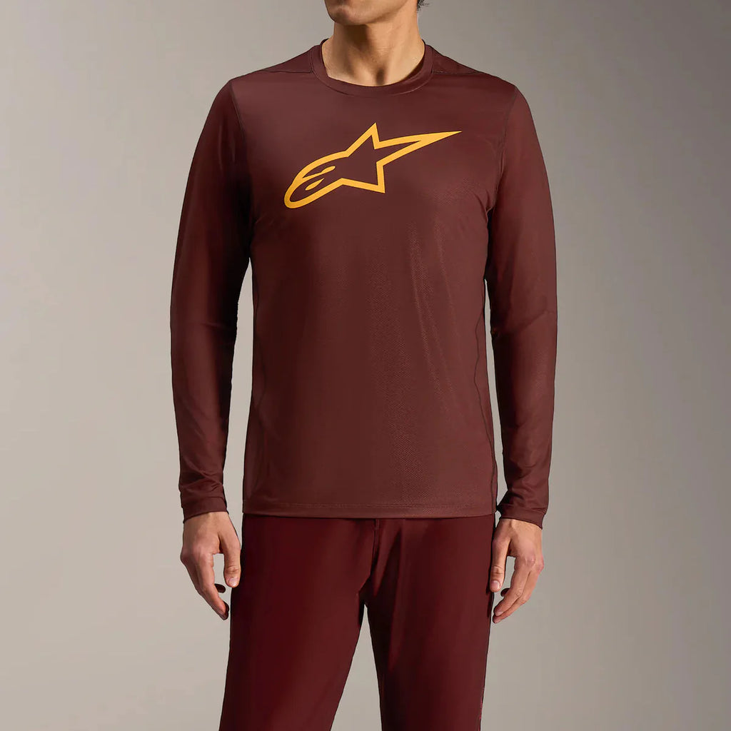 Jersey A-Dura Ride Bordeaux - Manga Larga