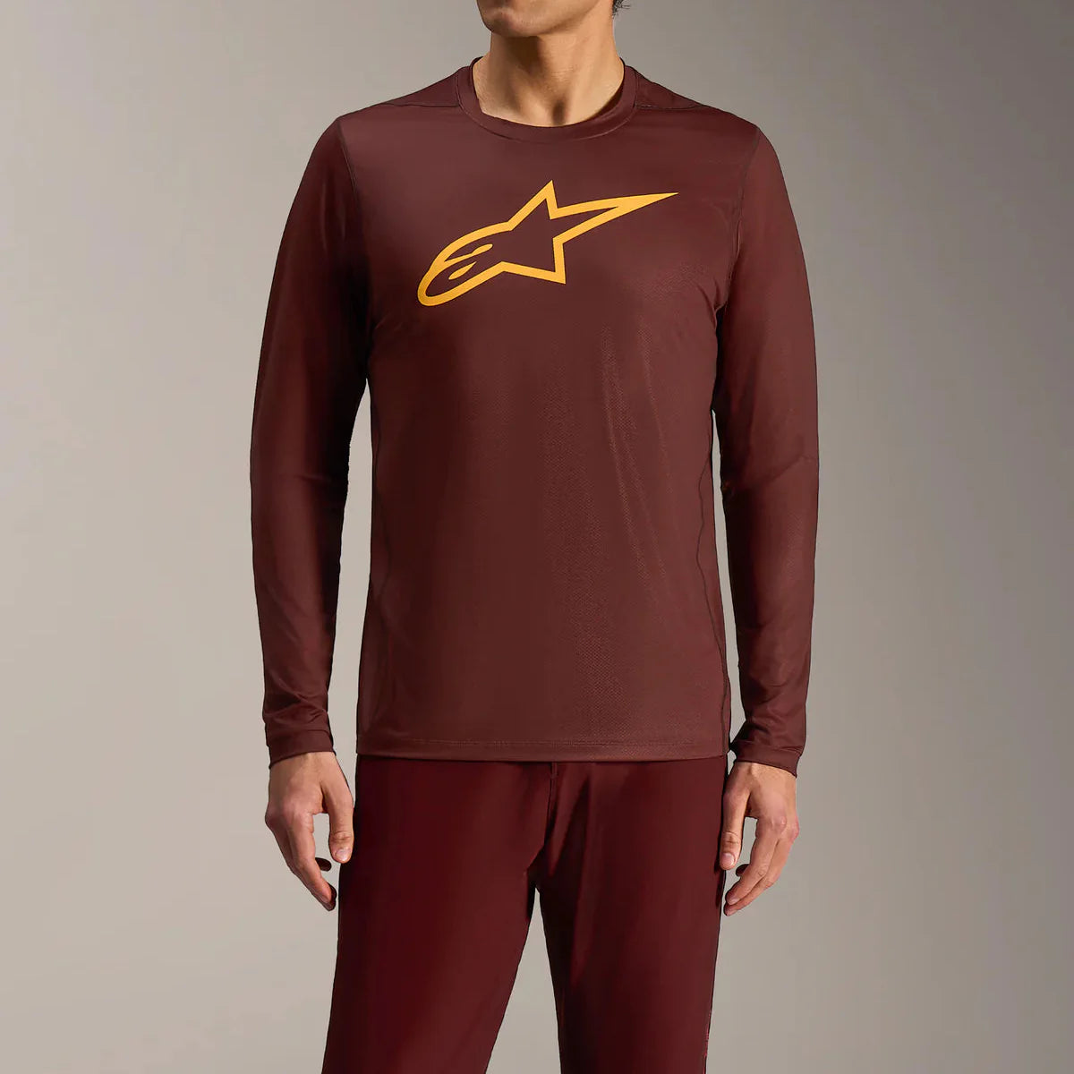 Jersey A-Dura Ride Bordeaux - Manga Larga