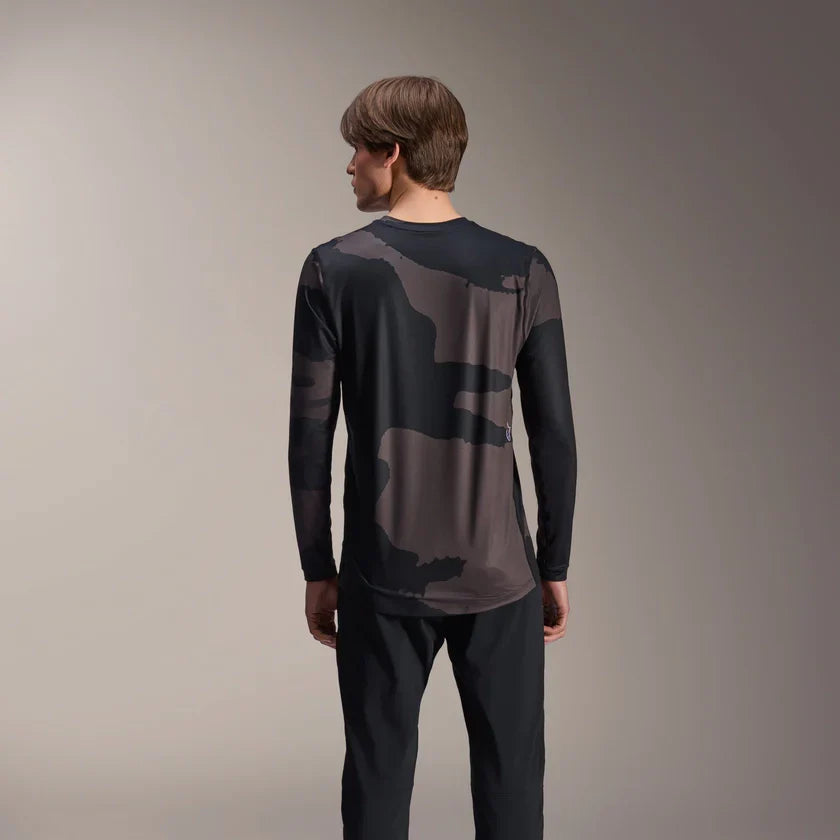Jersey A-Dura Hollow Camo Negro - Manga Larga