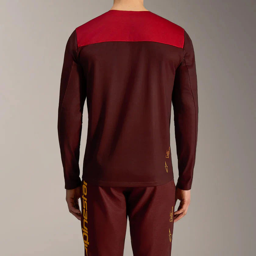 Jersey A-Dura Elite 2.0 Bordeaux - Manga Larga