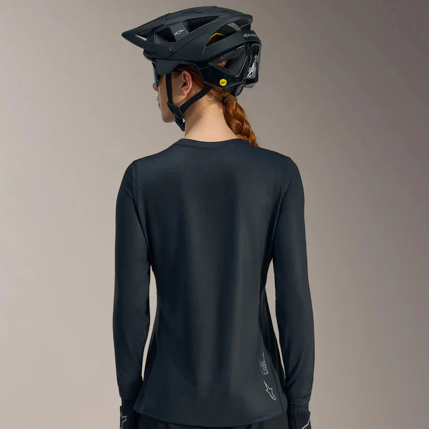 Jersey para Mujer Stella A-Dura Ride Negro - Manga Larga