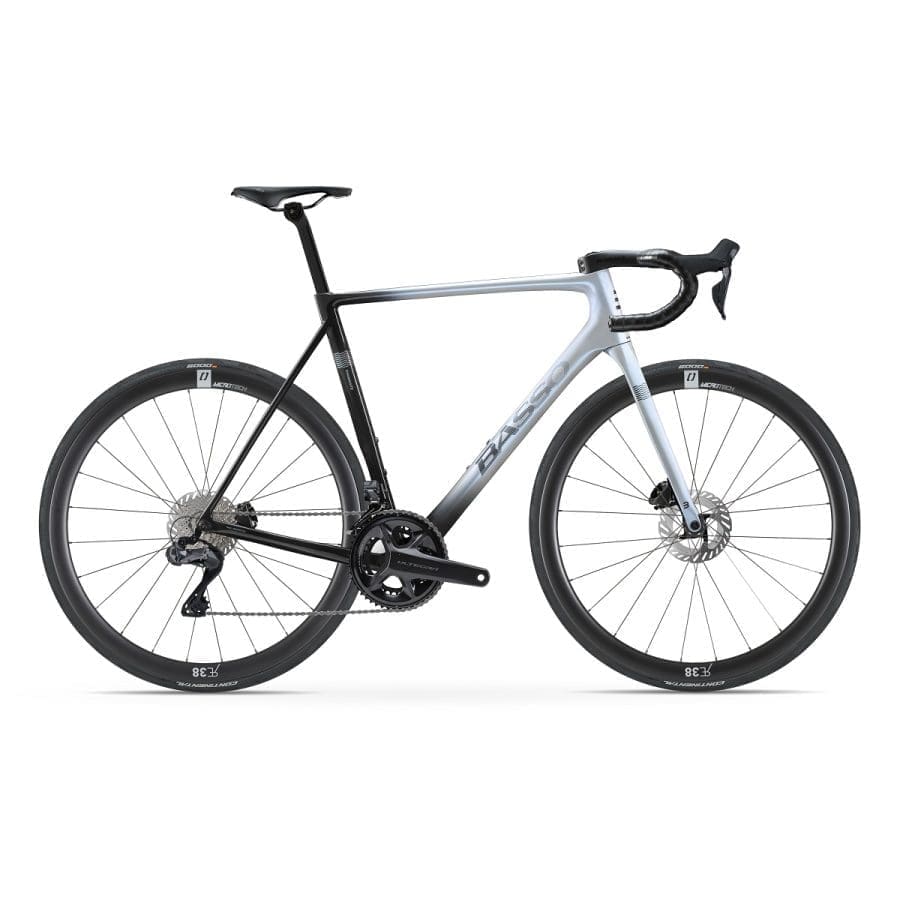 Bicicleta Basso Diamante Disc Fade Opal White 56 – Ultegra Di2 – Microtech RE38