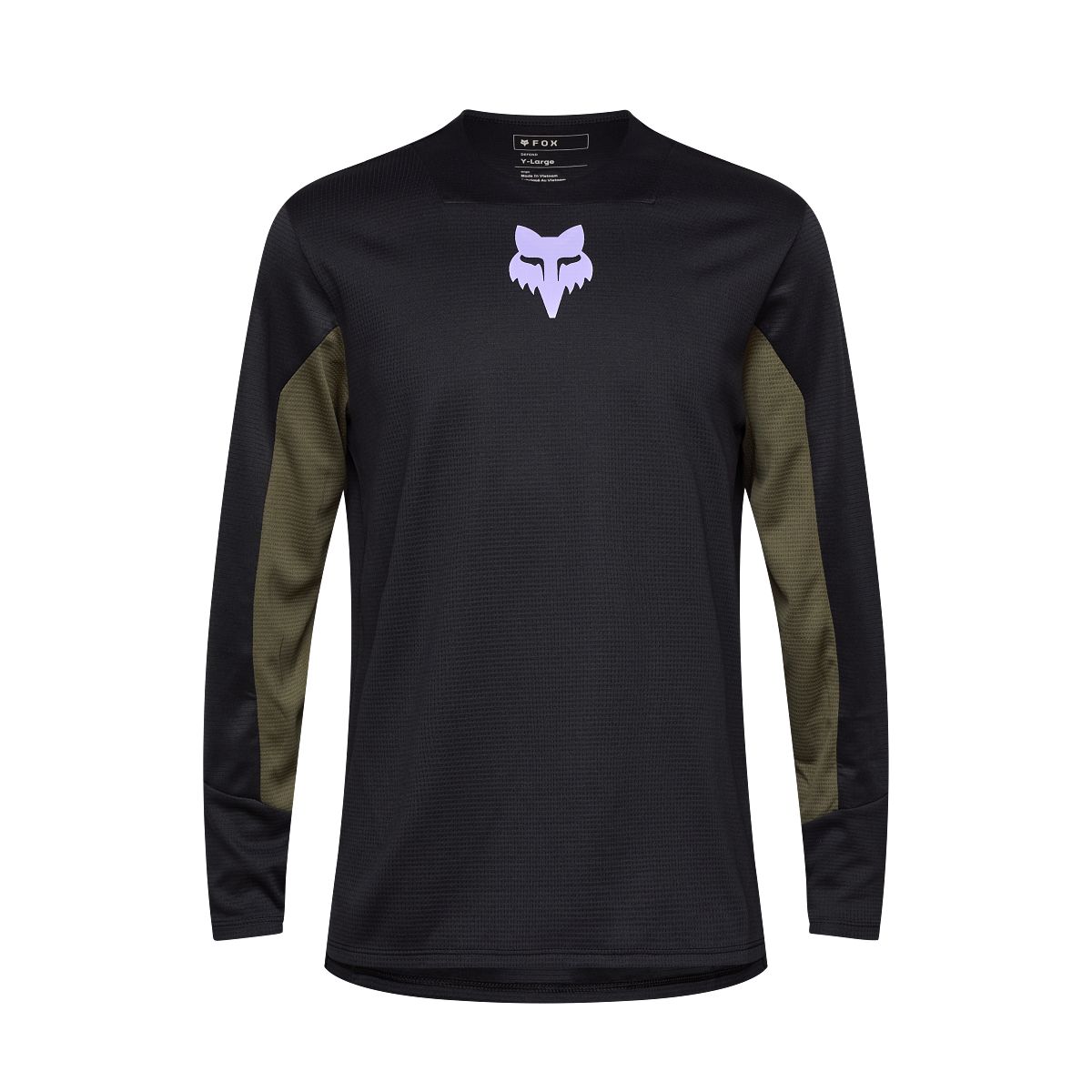 Fox Defend Manga Larga Park Jersey Youth Negro YS