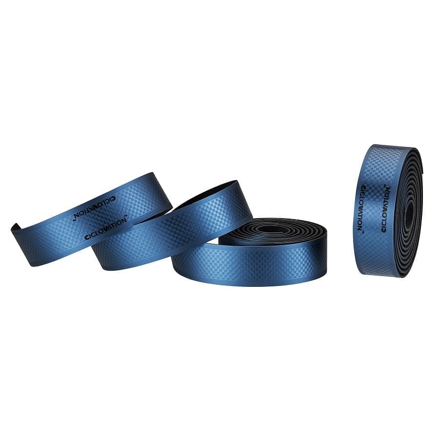Cinta de Manubrio Ciclovation Advanced Poly Touch Vapor Metallic Portimao Blue