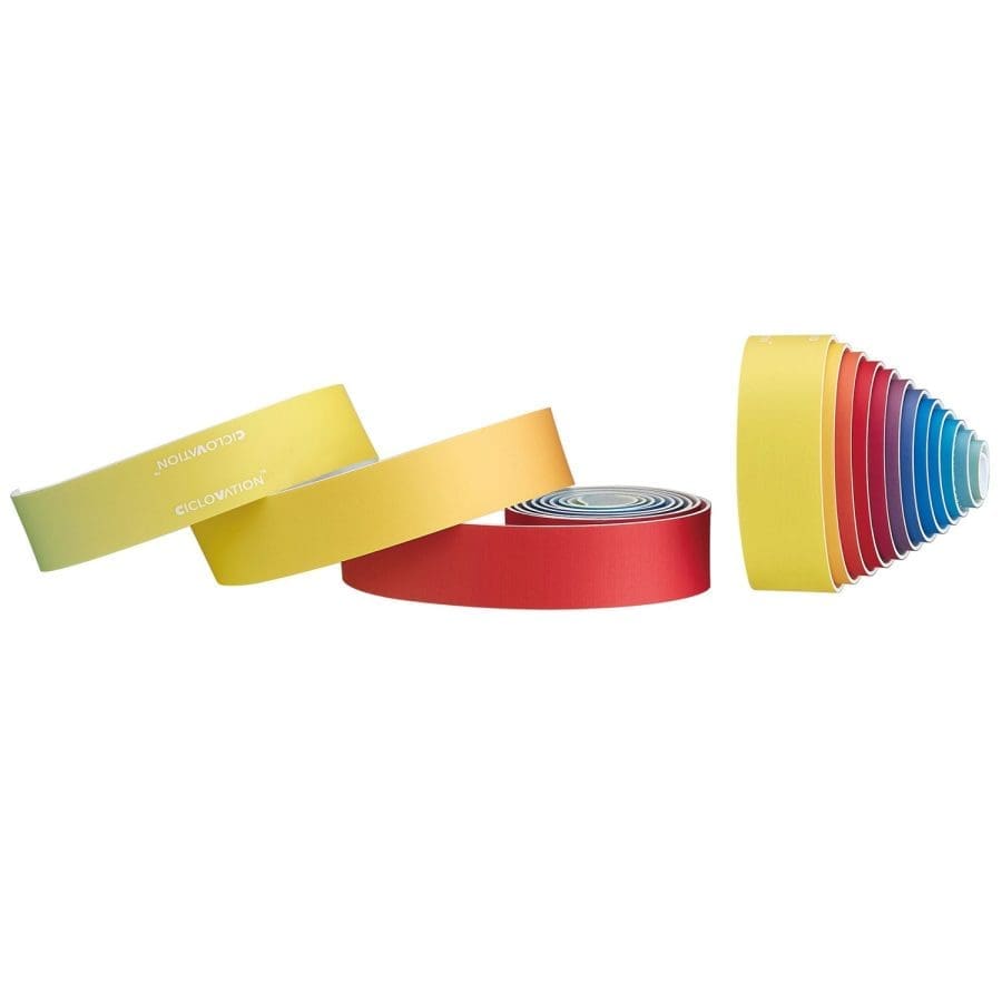 Cinta de Manubrio Ciclovation Advanced Poly Touch Ombre Rainbow