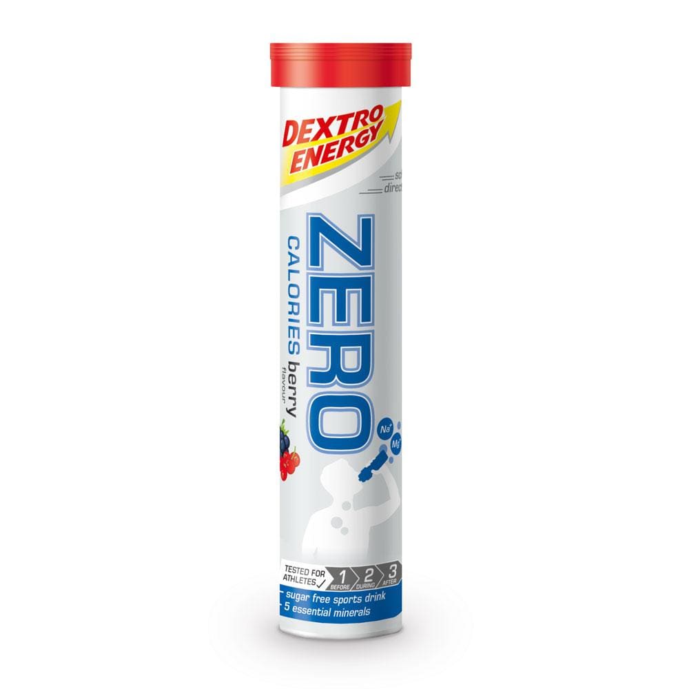 Dextro Energy Zero Tablets Berry 80gr caja c/12 pz