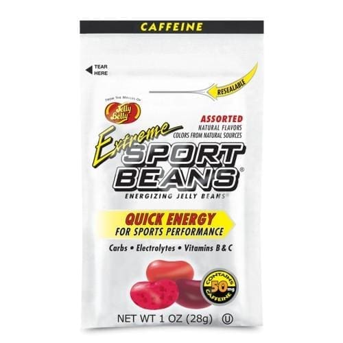 Sport Beans Extreme Assorted w/caffeine 28gr / Caja c/24 pz.