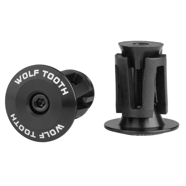 Wolf Tooth Alloy Bar End Plugs Anodized