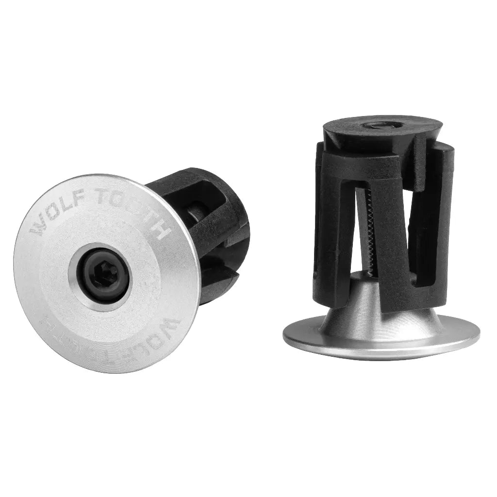 Wolf Tooth Alloy Bar End Plugs Anodized