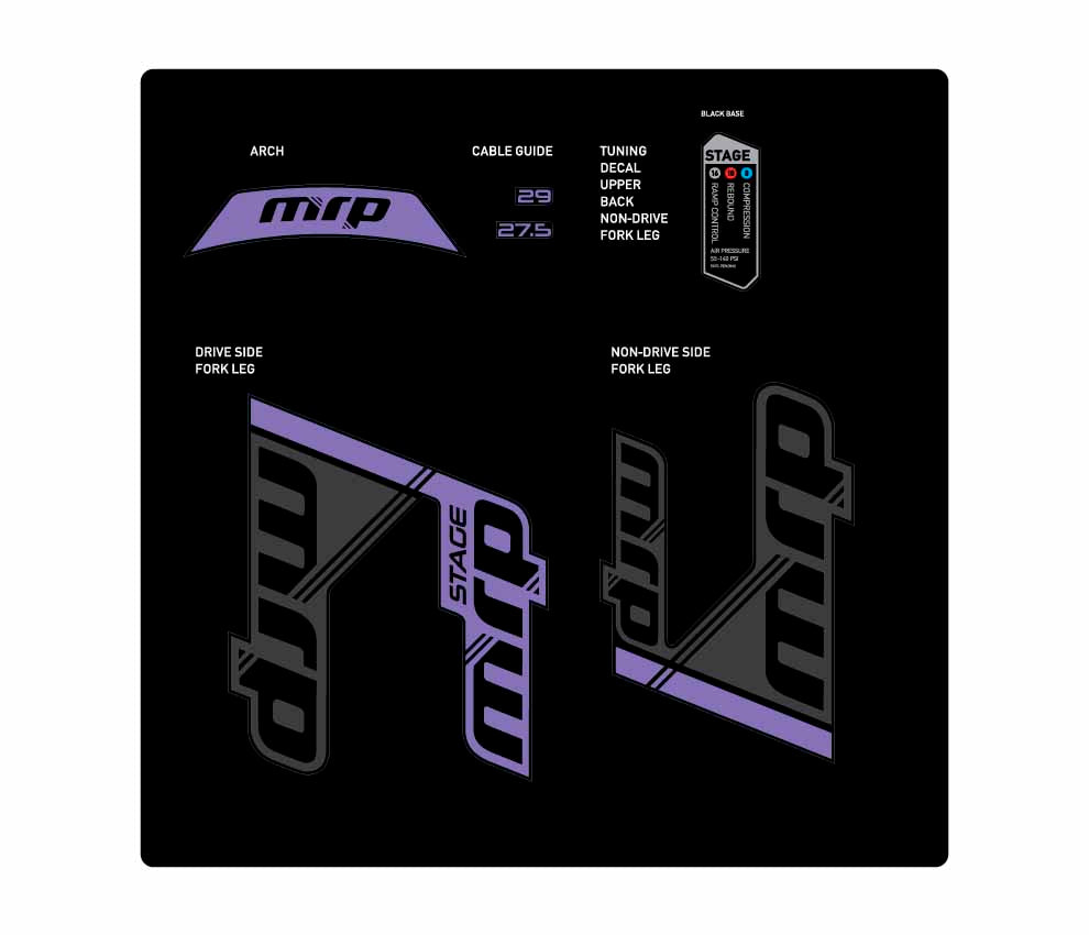 MRP FORK STICKERS