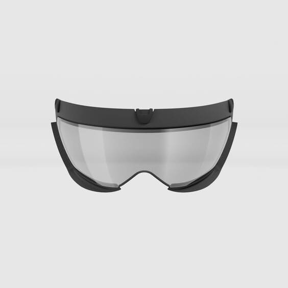 Visera Kask Aero Pro Visor Silver Mirror L
