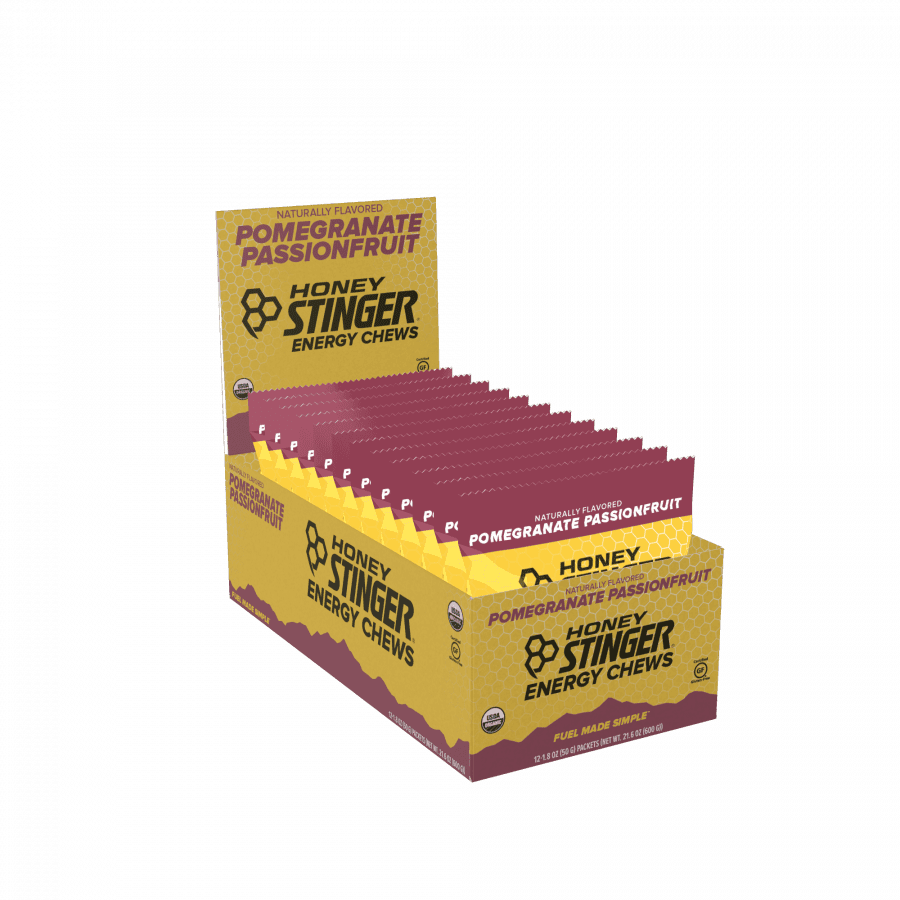 Honey Stinger Chews Pomegranate Caja c/12pz