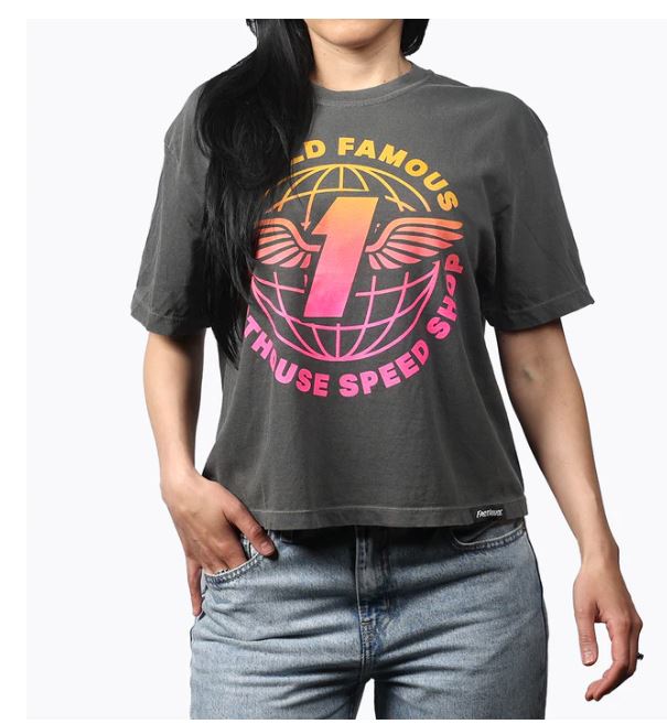 FASTHOUSE RENOWN CROP WOMEN´S TEE