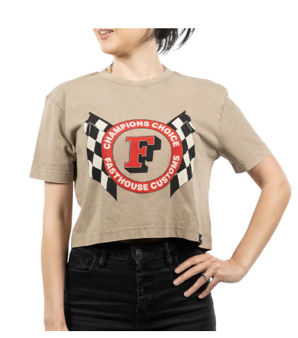 FASTHOUSE CHAMPIONS CHOICE WOMEN´S CROP TEE