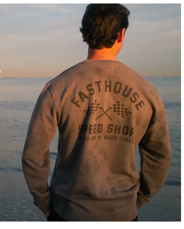 FASTHOUSE CROSSROAD CREW NECK PULLOVER