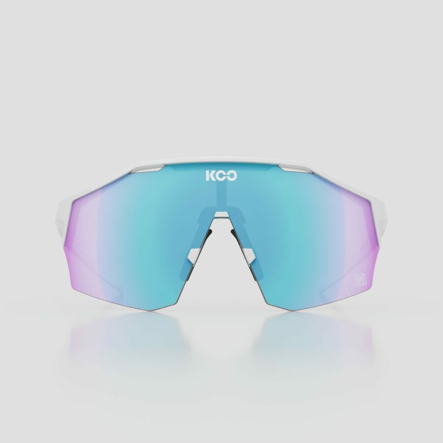 Lentes Koo Alibi White Matt/Light Turquoise Mirror