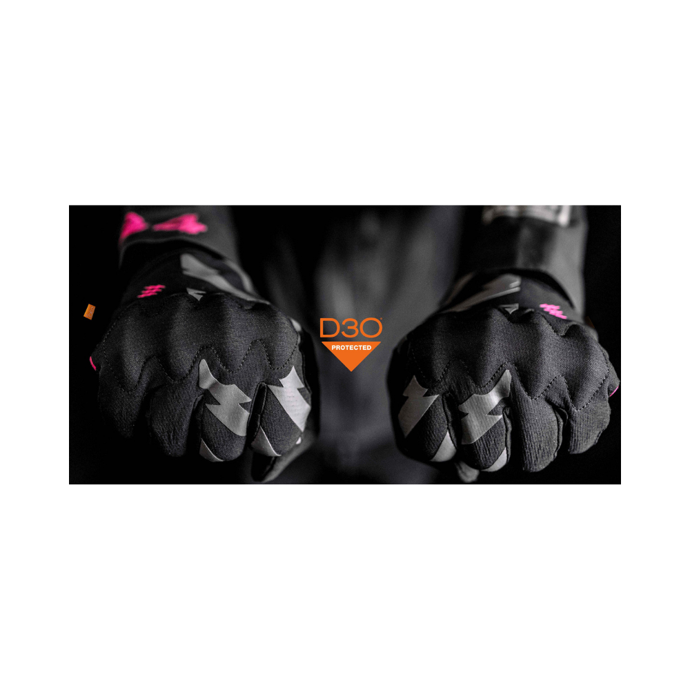 Muc-Off Guantes D30 Bolt Negro