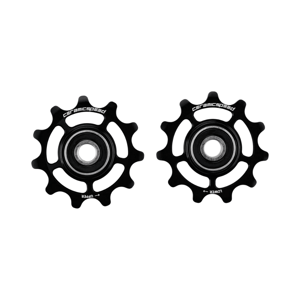 Ruedas de Polea Ceramicspeed Pulley Wheel Alloy Shimano 12s Negro