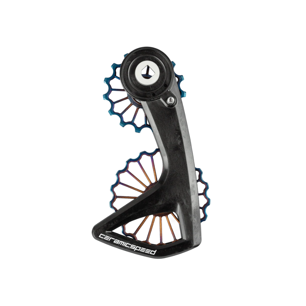Ceramicspeed Ospw RS 3d Titanium para SRAM Red/Force AXS Oil Slick
