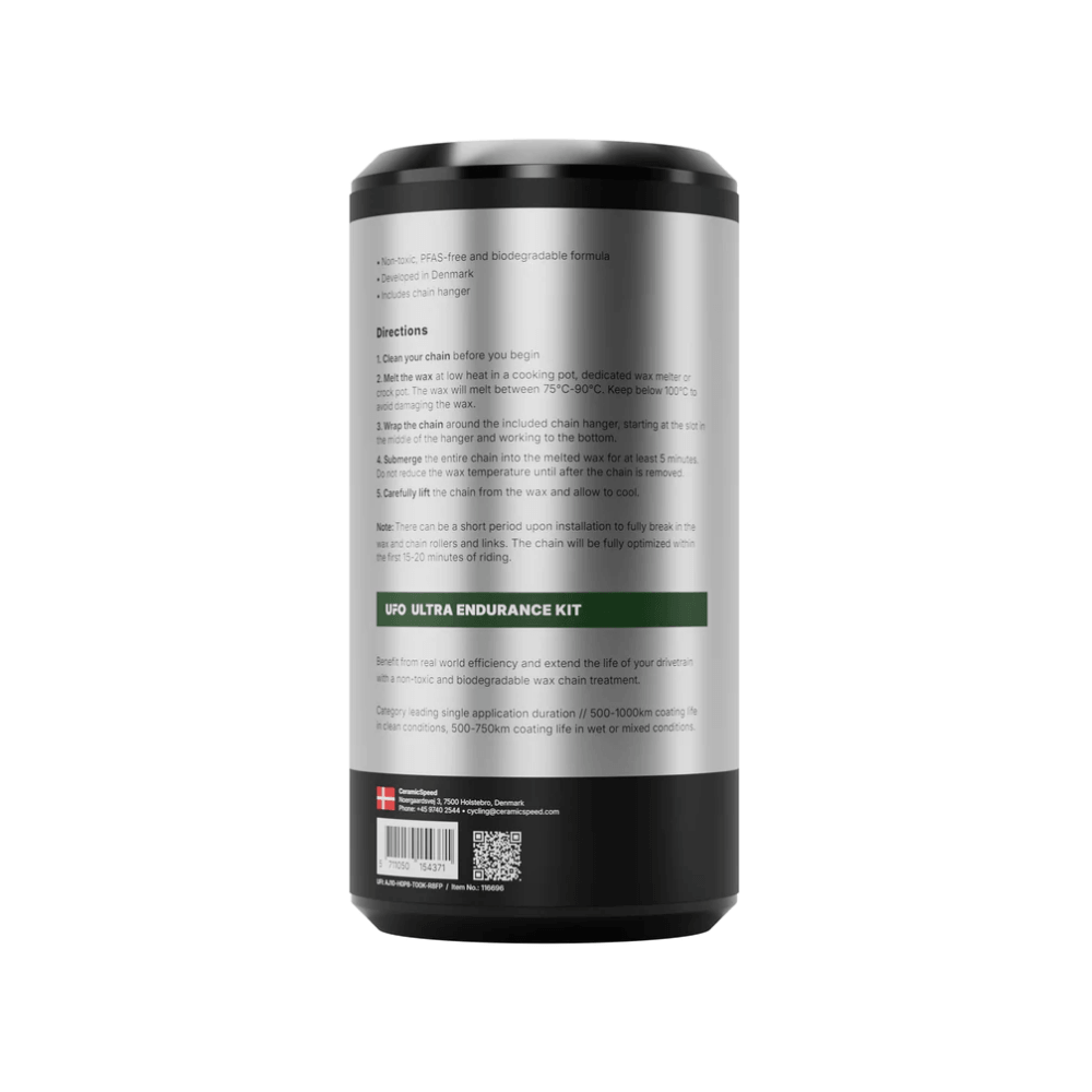 Kit de Cera Ceramicspeed Ufo Ultra Endurance Wax V2 517 G