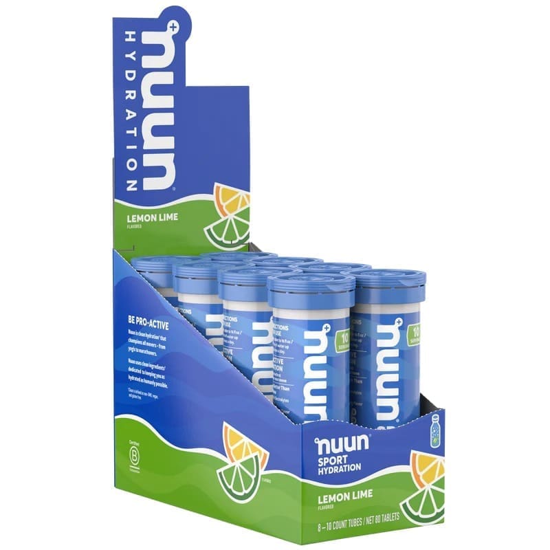 Nuun Hydration Lemon Lime 52gr Caja c/8pz