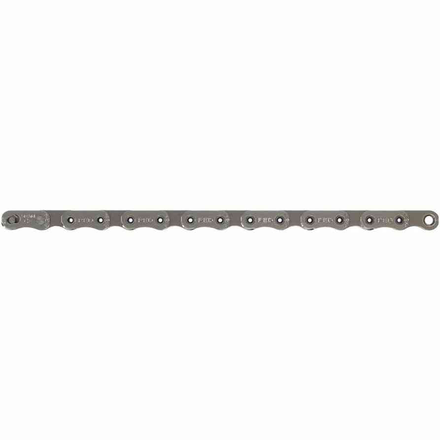 Cadena SRAM Red AXS D1 12V 114 Eslabones Flattop con Power Lock Plata