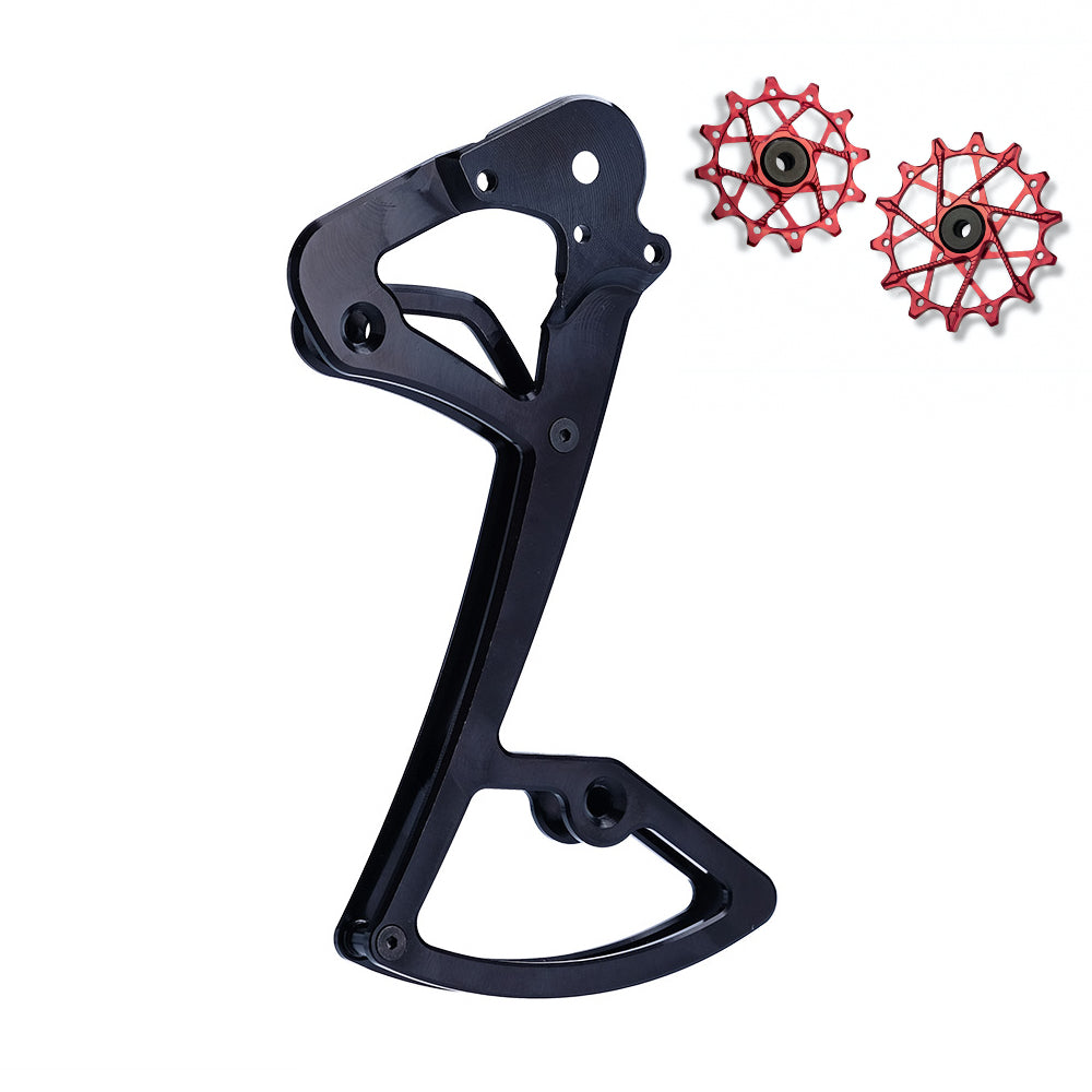 Jaula de desviador trasero + Poleas 12T + 16T para SRAM 11/12 vel