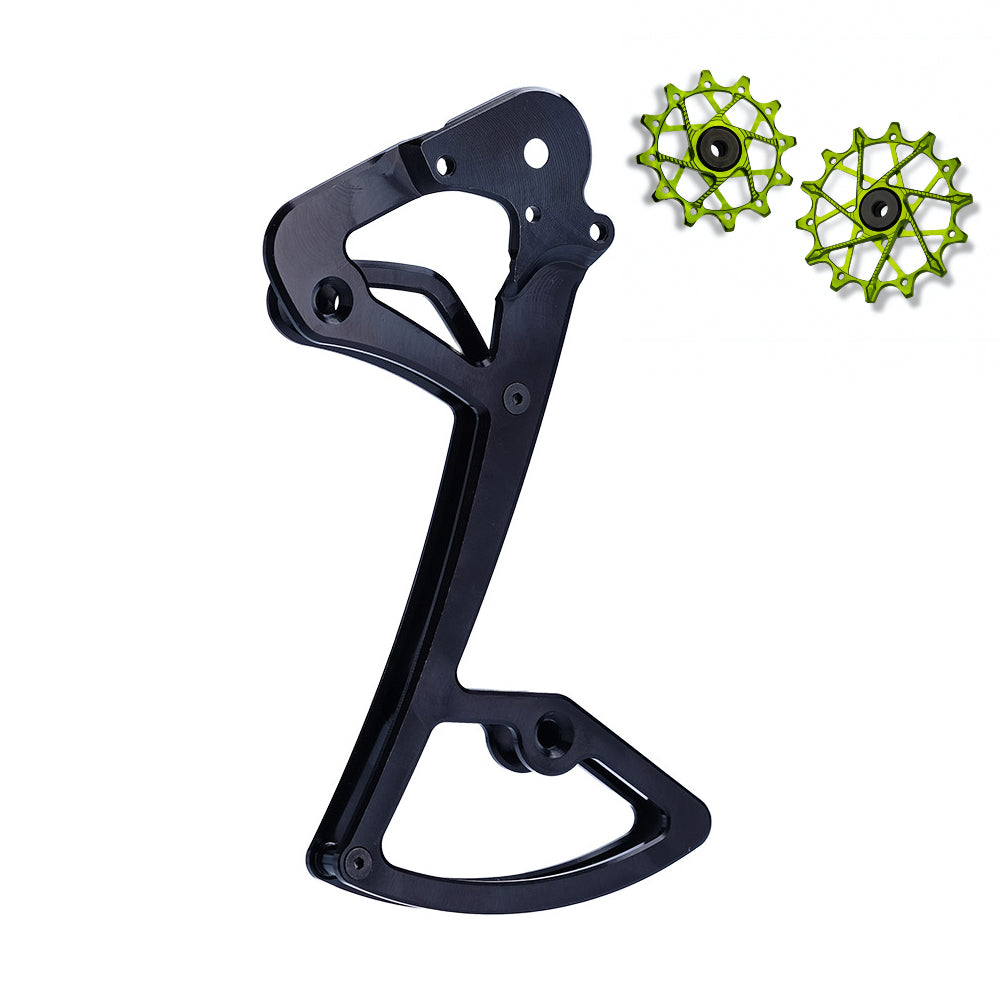 Jaula de desviador trasero + Poleas 12T + 16T para SRAM 11/12 vel