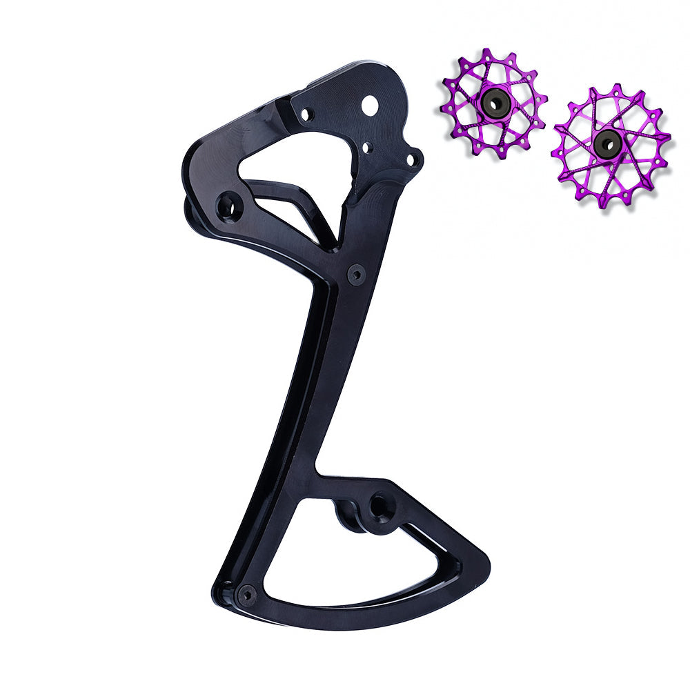 Jaula de desviador trasero + Poleas 12T + 16T para SRAM 11/12 vel