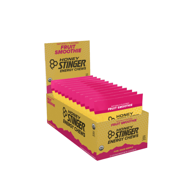 Honey Stinger Chews Fruit Smoothie Caja c/12pz