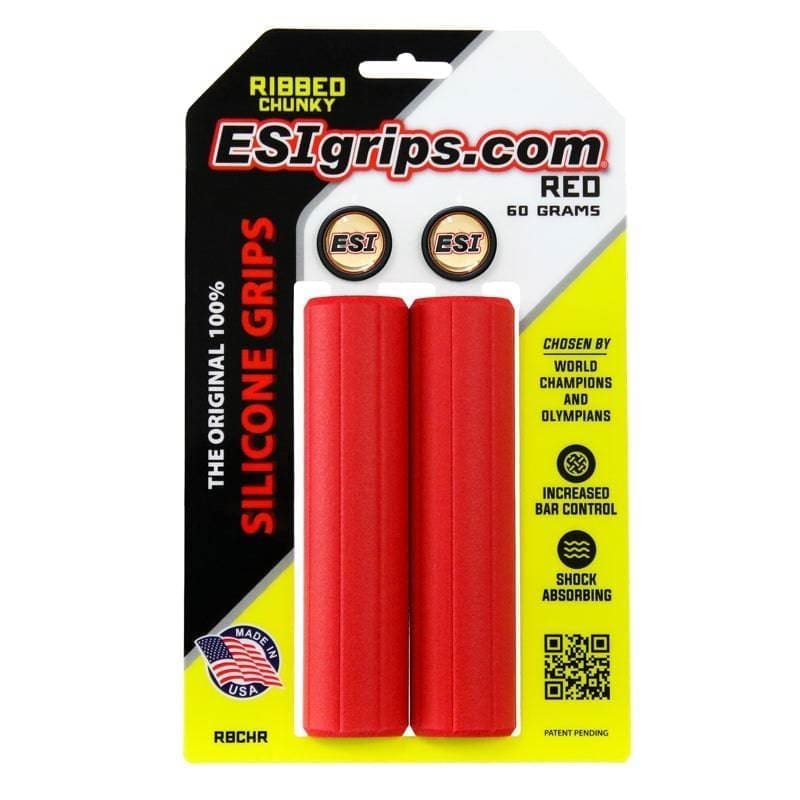 Puños Esigrips Ribbed Chunky Rojo